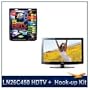 Samsung - LN26C450 - HDTV + High-performance HDTV Hook-up & Maintenance Kit; Includes: 2 High Performance HDMI Cables, 1 Component Video Cable, 1 Optical Audio Cable, 1 TV Cleaning Kit