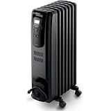 DeLonghi EW7507EB Oil Filled Radiator Heater Black 1500W