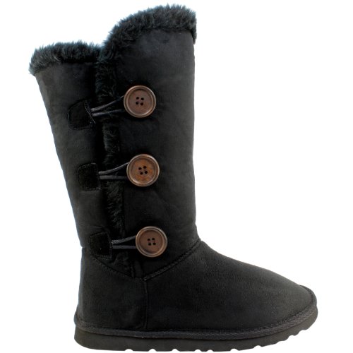 Womens Fur Lined Three Button Boots product image