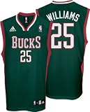 Mo Williams Milwaukee Bucks Green Replica Adidas NBA Jersey