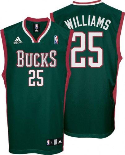 Mo Williams Milwaukee Bucks Green Replica adidas NBA Jersey