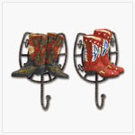 COWBOY BOOT WALL HOOKS