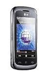 LG KM555 Quad-Band Unlocked GSM Cell Phone with 3 MP Camera, Touch Screen, Wi-Fi, and Bluetooth--International Version with No Warranty (Black)