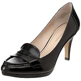 AK Anne Klein Womens Walnut Platform Pump