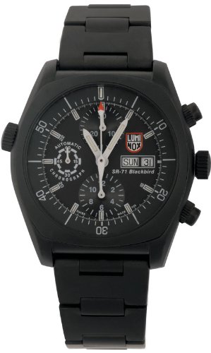 41VhMU9Jl L Luminox 9072 Luminox SR71 Blackbird 9072 Black/Valjoux Dial