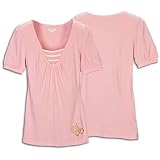 Southpole - Southpole Women's 2-Fer With Front Shirring Tee