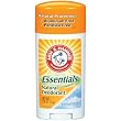 Arm & Hammer Essentials Natural Deodorant, Unscented - 2.5 Oz, 4 Pack