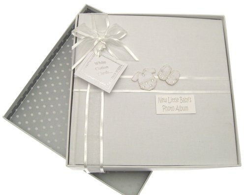 White Cotton Cards Baby Silver Clothes Medium 