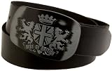 Ben Sherman Men's Best Of British Plaque Buckle Belt