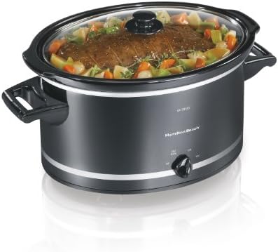 Hamilton Beach755263231981 (33182A) Slow Cooker, 8 Quart, Black
