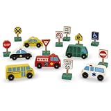 Melissa & Doug Traffic Signs and Vehicles