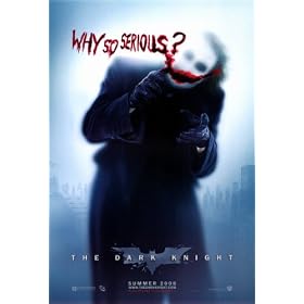 The Dark Knight (Why So Serious?) Movie Poster Print - 11" X 17"