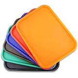 New Star 24364 Fast Food Tray, 10 by 14-Inch, Blue, Set of 12