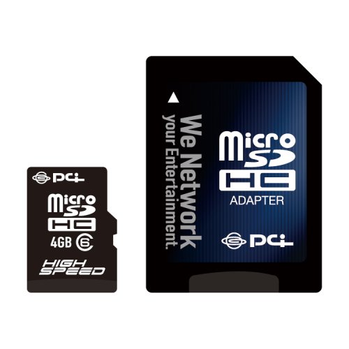 PLANEX ハイスピードClass6対応 microSDHCカード4GB (SDHCアダプタ&トリスター携帯万能Lite/抹消プロダウンロード付) PL-MicroSDHC4G