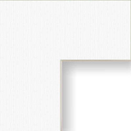 Craig Frames B500 24x36-Inch Mat, Single Opening for 20x30-Inch Image, Canvas with Cream Core