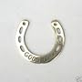 Solid Brass "Good Luck" Horse Shoe - Horseshoe Decor