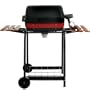 Meco 9325 Deluxe Electric Cart Grill, Satin Black
