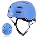 Flybar Dual Certified CPSC Multi Sport Kids and Adult Bike And Skateboard Adjustable Dial Helmet, S/M, True Blue