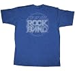 Rock Band Mens Blue T-shirt