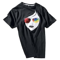 Bench Herren T-Shirt SUNGLASSES GIRL TEE - FITTED,