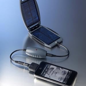 Powertraveller SM-GREY Gray Solarmonkey Solar Power Charger with Solarnut for your Cell Phone, iPod, PDA, MP3 Player and Many Other Digital Devices!