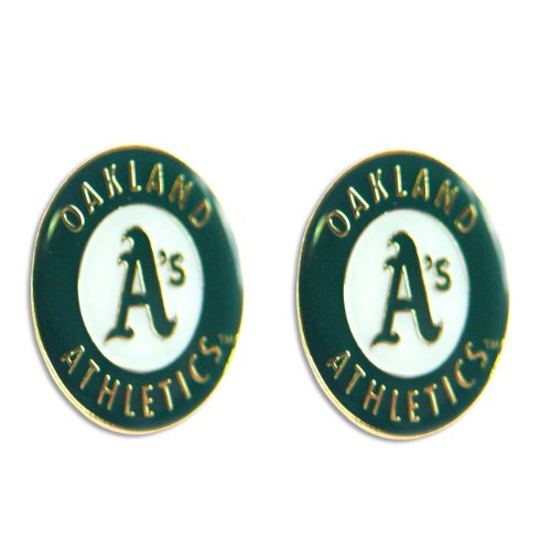 Oakland A's Athletics Post Stud Logo Earring Set Mlb Charm