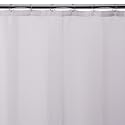 - White Shower Curtain Stall White Waffle - 54 x 78