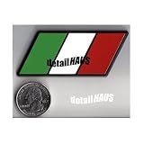 ITALIAN FLAG EURO BADGE EMBLEM FOR ITALY DUCATI FERRARI FIAT ITA by detailHAUS
