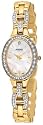 Pulsar Women's Crystal Dress Gold-Tone Mother-of-Pearl Watch #PEGA62