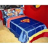 Superman Embellished Comforter Twin New