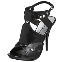 Michael Antonio Women's Ember Dress Sandal,Black,6.5 M US