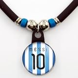 Lionel Messi Argentina Soccer Jersey Necklace