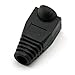 Maxmoral 100-Pack CAT5E CAT6 RJ45 Ethernet Network Cable Strain Relief Boots - Black