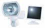 Heath Zenith SL-7001-WH-C 180-Degree Solar Powered Motion Security Light with Halogen Bulb, White