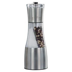 Grunwerg Salt & Pepper Mill, Stainless Steel