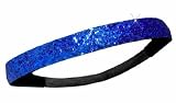 Royal Blue Glitter Sports Headband One Size