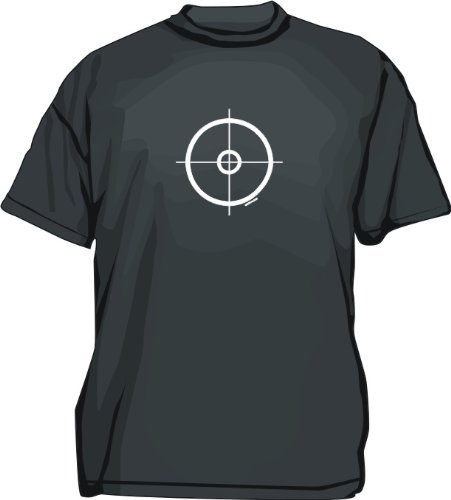 rifle scope logo. rifle scope lights:Scope target Logo Men#39;s Tee Shirt Small-Light Blue Images