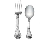 Gorham Sterling Chantilly Baby Fork & Spoon Set