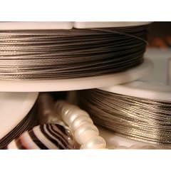 100 m Edelstahl Seide extrad�nn 0,30 mm Silber 7-fach gedrechselt Grundpreis: 1 Meter = ca. 0,08 Euro inkl. MWST