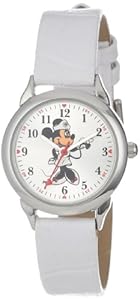 Disney Women's MCK308 Minnie Mouse Nurse White Strap Watch