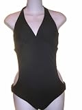 Womens Marina West Black 1-piece Monokini Bikini Swimsuit