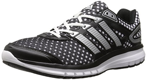 adidas Performance Women's Duramo 6 W Running Shoe, Core Black/Silver, 6.5 M US