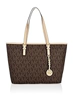 Michael Kors Bolso asa al hombro Jet Set Travel Tz (Marrón)