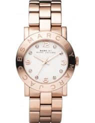Marc by Marc Jacobs MBM3077 Ladies Rose Gold IP Amy Watch