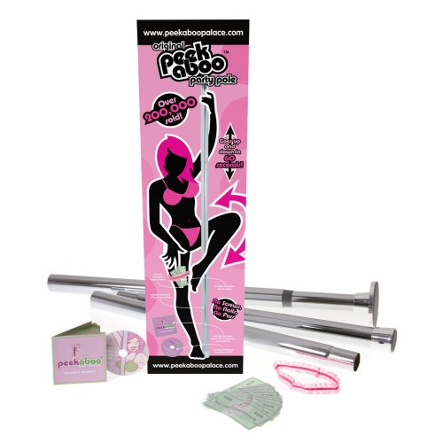 41Vhya qr8L Peekaboo Party Home Pole Dancing Kit
