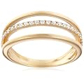 Miore 18ct Yellow Gold Eternity Ring with Diamonds