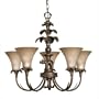 Serengeti Chandelier in Olde Bronze