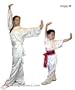 Kung Fu Tai Chi Uniform - Brandless Pearl White / long sleeve