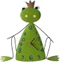 Mila Childrens Wall Mounted or Free Standing Clock Frog, Hand Painted, 30cm Tall