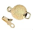 14K Gold Stardust Pearl Clasp Single Strand Beading